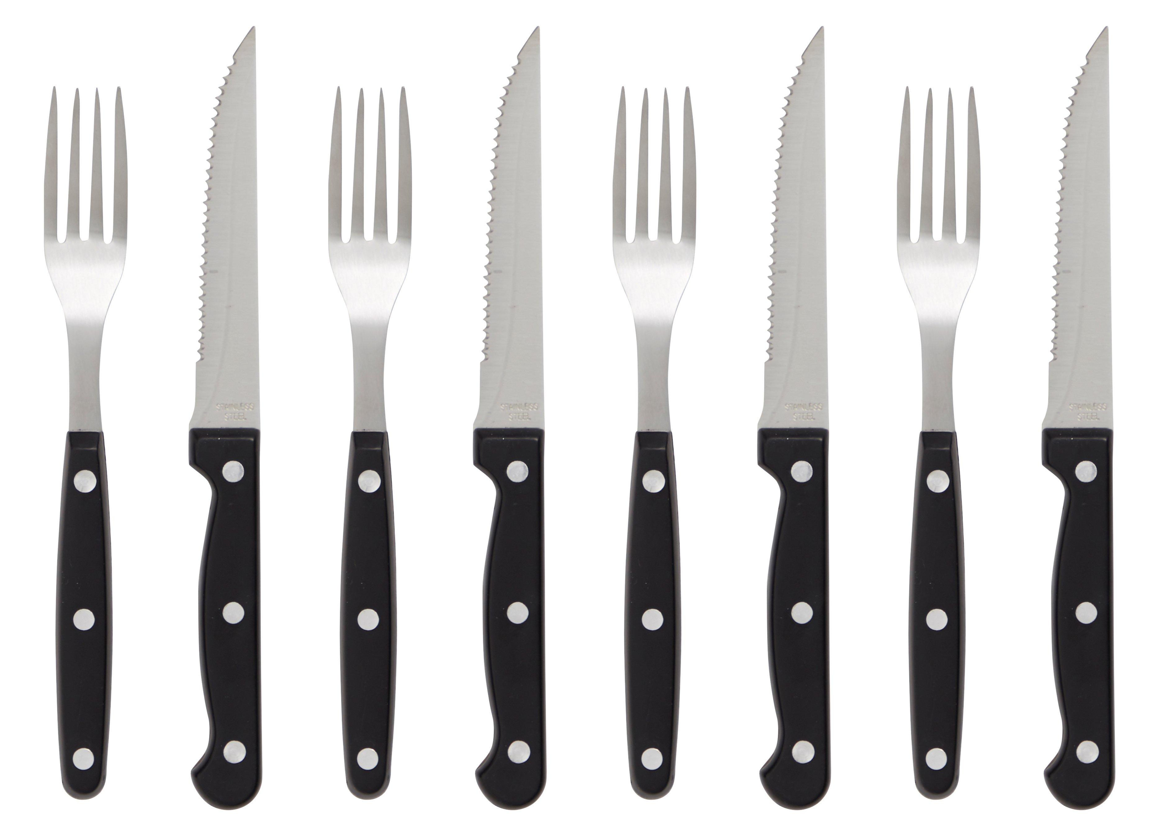 SCHOU Steakbesteck Set (8 Teilig)  
