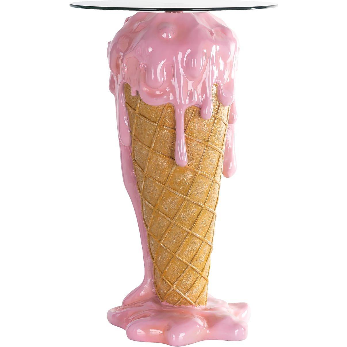 Image of Beistelltisch Ice rosa 48 Beistelltisch Ice rosa 48