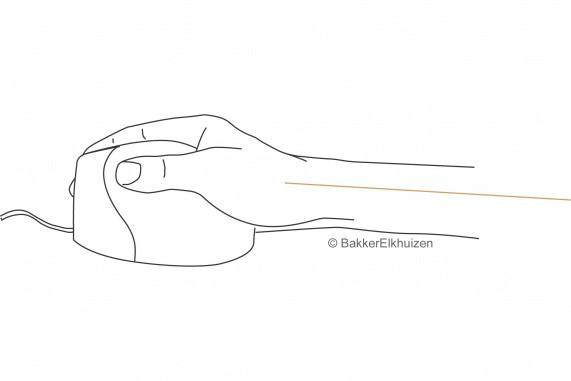 BakkerElkhuizen  Evoluent4 mouse Mancino Laser 2600 DPI 