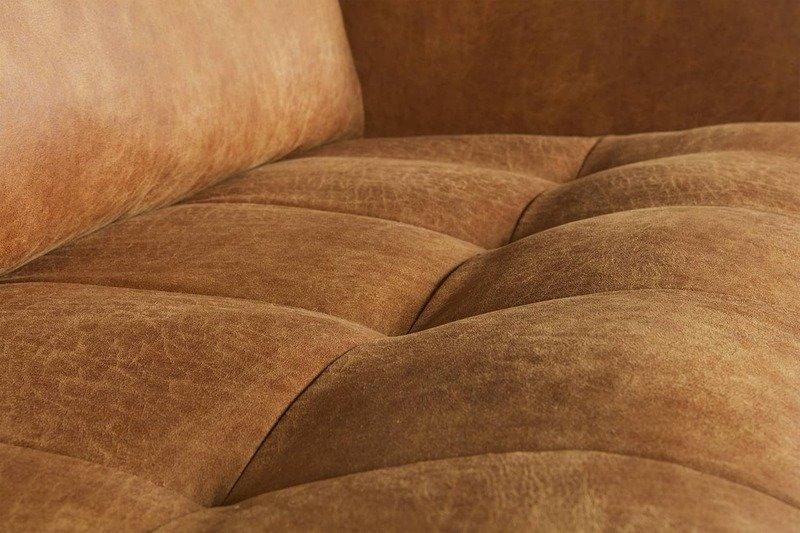 mutoni Sofa Rodeo Classic 3-Sitz 275 Recycling Leder Cognac  