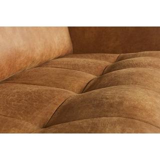 mutoni Sofa Rodeo Classic 3-Sitz 275 Recycling Leder Cognac  