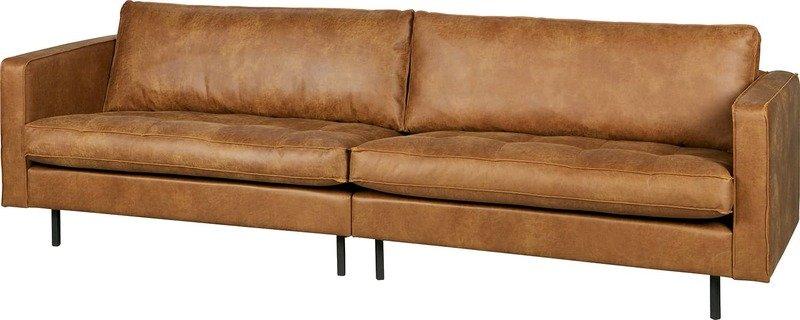 mutoni Sofa Rodeo Classic 3-Sitz 275 Recycling Leder Cognac  