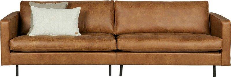 mutoni Sofa Rodeo Classic 3-Sitz 275 Recycling Leder Cognac  