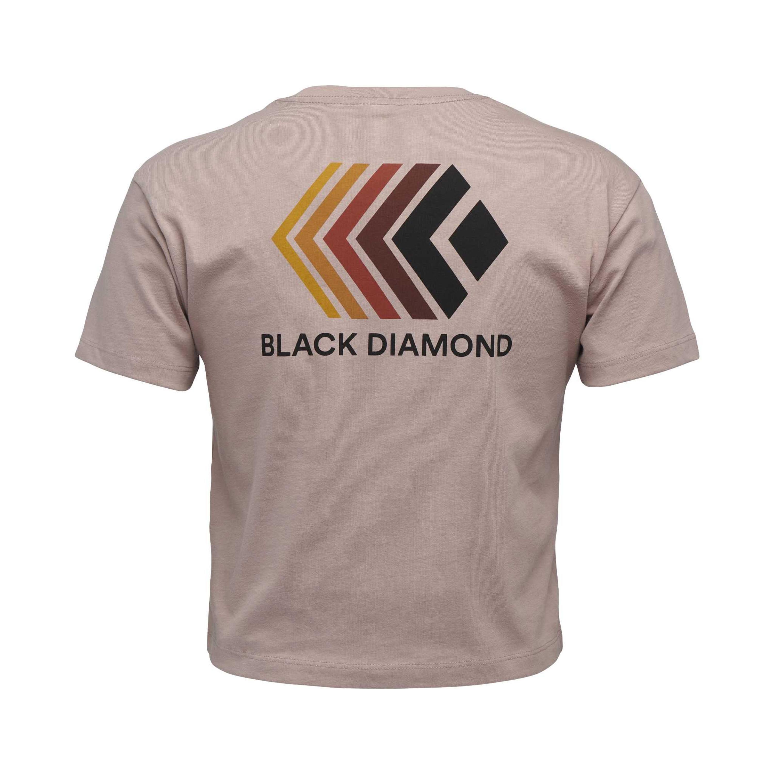 Black Diamond  t-shirt back diamond faded crop 