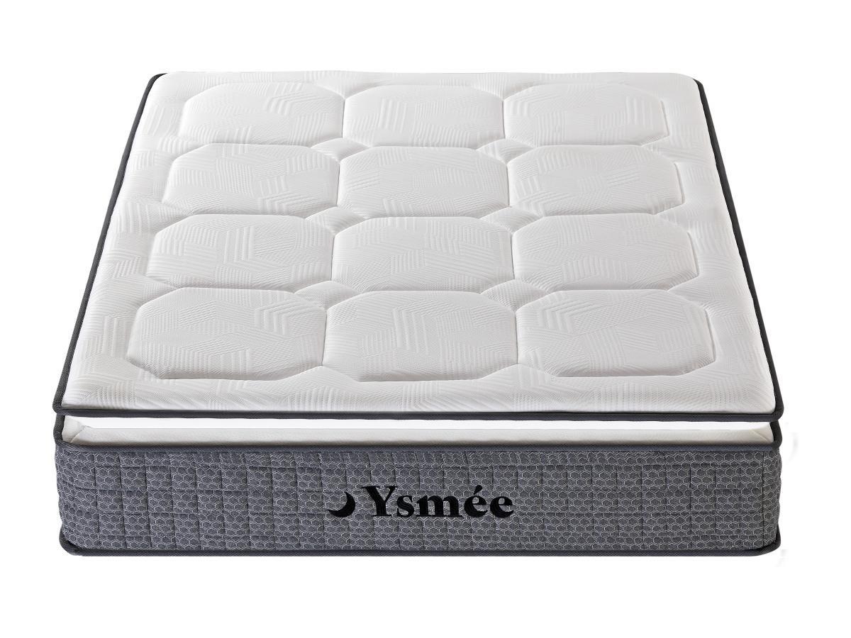 Ysmée Matelas 180 x 200 cm ressorts ensachés 7 zones et accueil latex ép.32cm - SEREM de YSMÉE  