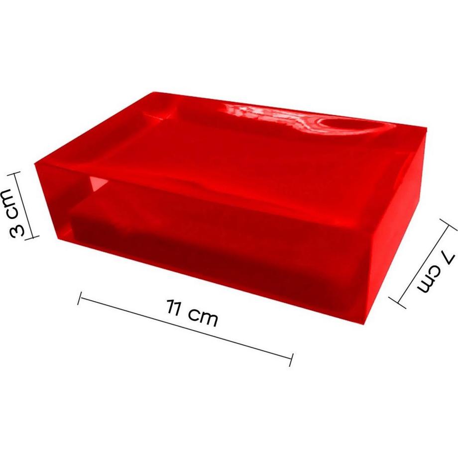 diaqua Porte-savonnette Rainbow rouge  