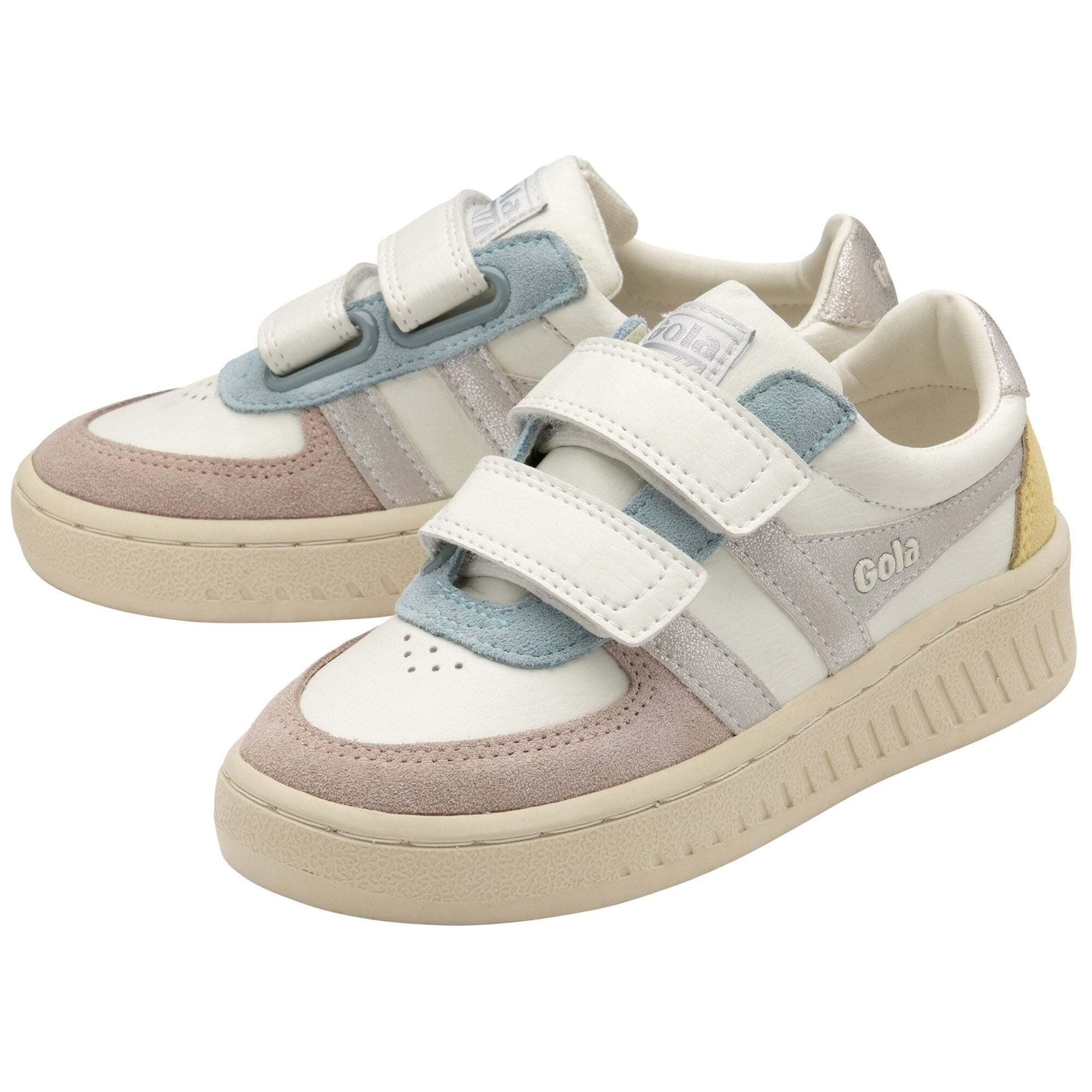 gola  scarpe da ginnastica con strappi in velcro per bambini  grandslam quad 