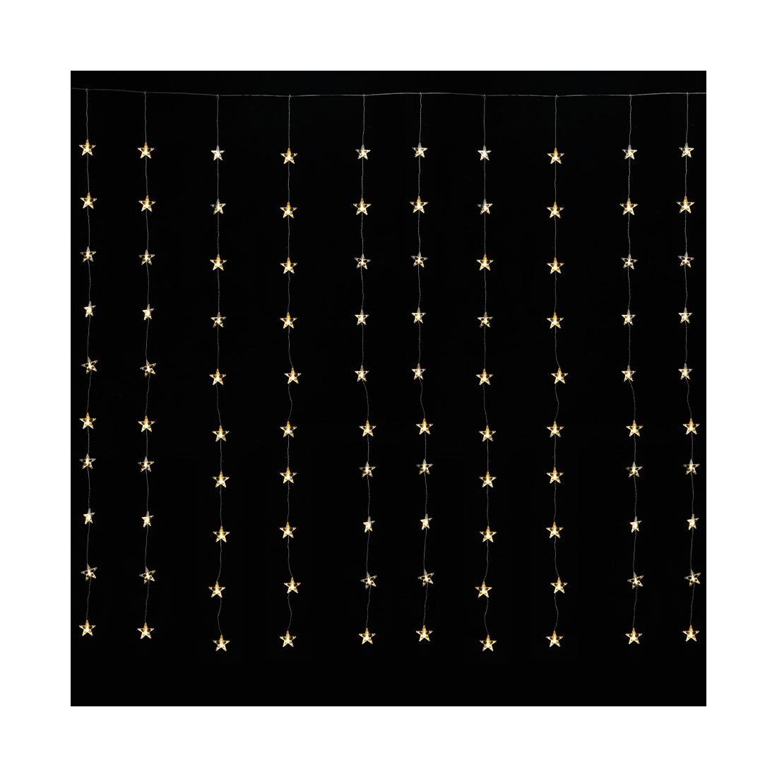 Ekström Rideau lumineux LED Outdoor avec étoiles 48 LED  