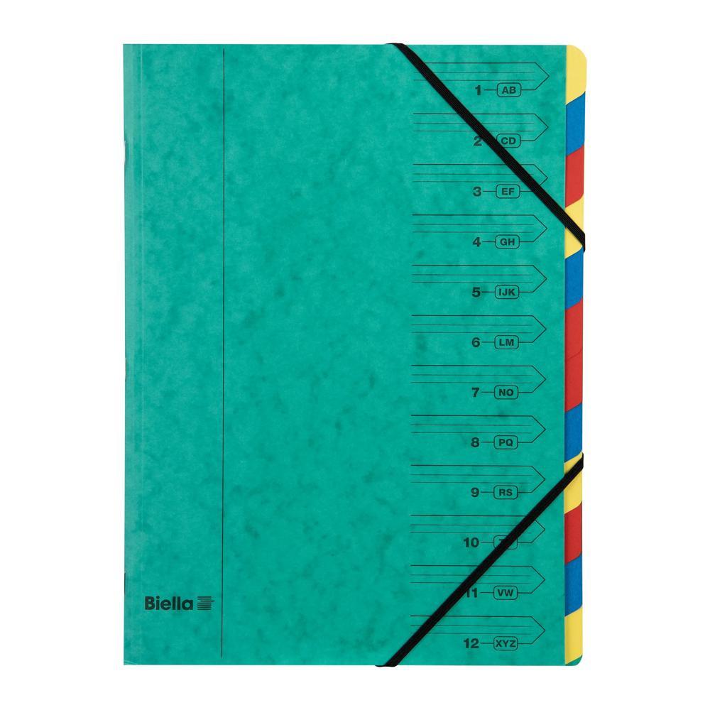 Image of Gummibandmappe A4 mit Beschriftungsstreifen - x 15 Gummibandmappe A4 mit Beschriftungsstreifen - x 15