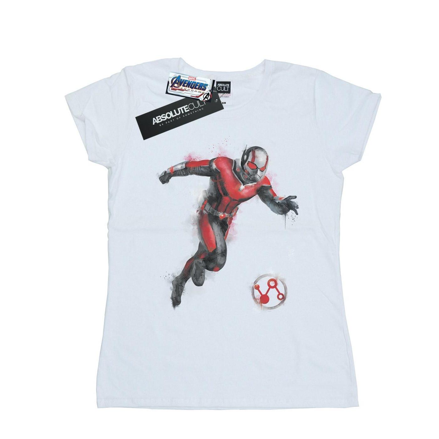 Image of Avengers Endgame Painted Antman Tshirt Damen Weiss XL