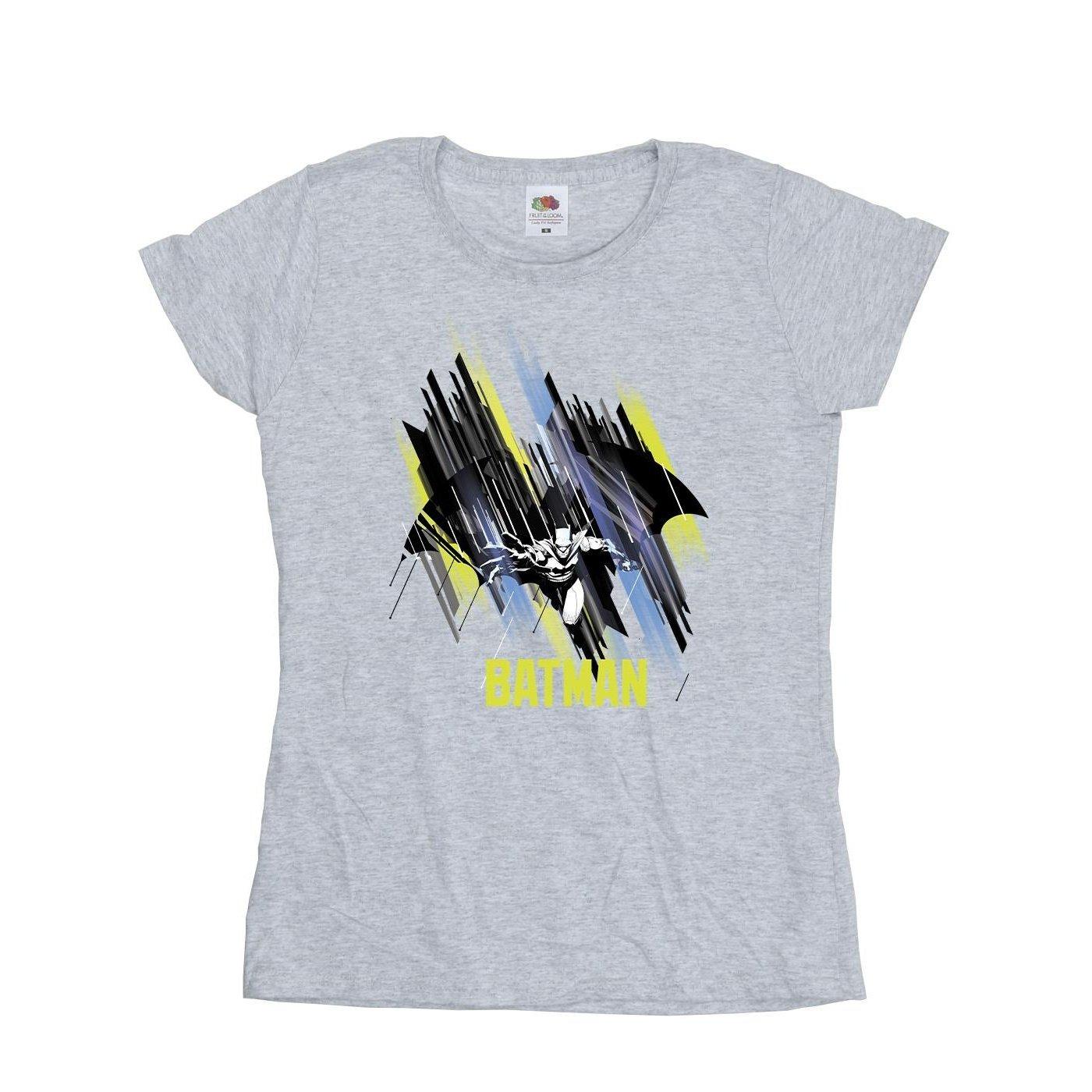 Image of Batman Flying Batman Tshirt Damen Grau XXL