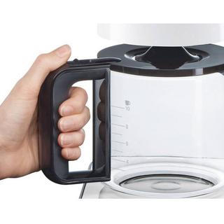 Bosch SDA Kaffeemaschine Weiß, Anthrazit Fassungsvermögen Tassen=10 Glaskanne, Warmhalte  