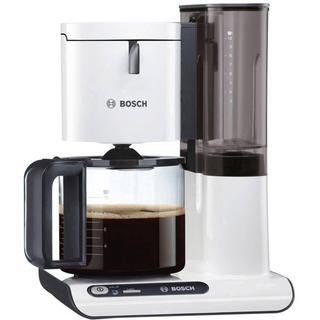 Bosch SDA Kaffeemaschine Weiß, Anthrazit Fassungsvermögen Tassen=10 Glaskanne, Warmhalte  