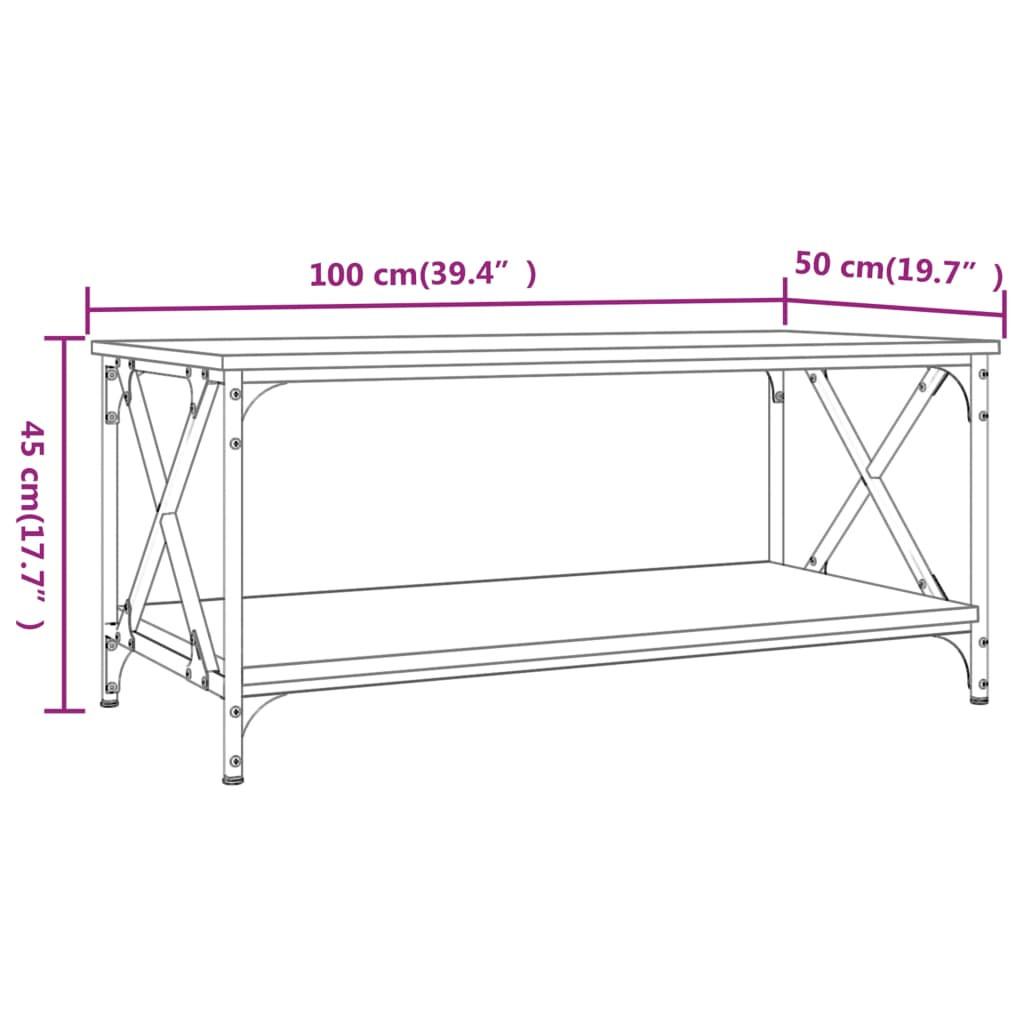 VidaXL Couchtisch holzwerkstoff  