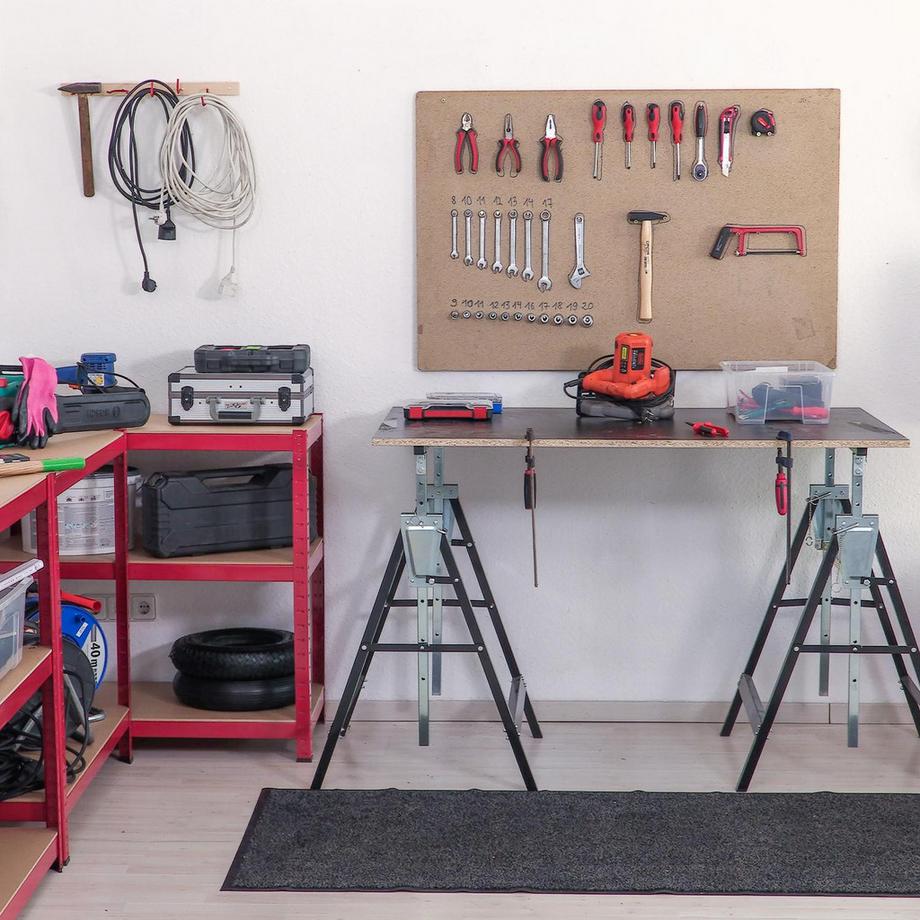 B2X Étagère de rangement rouge  