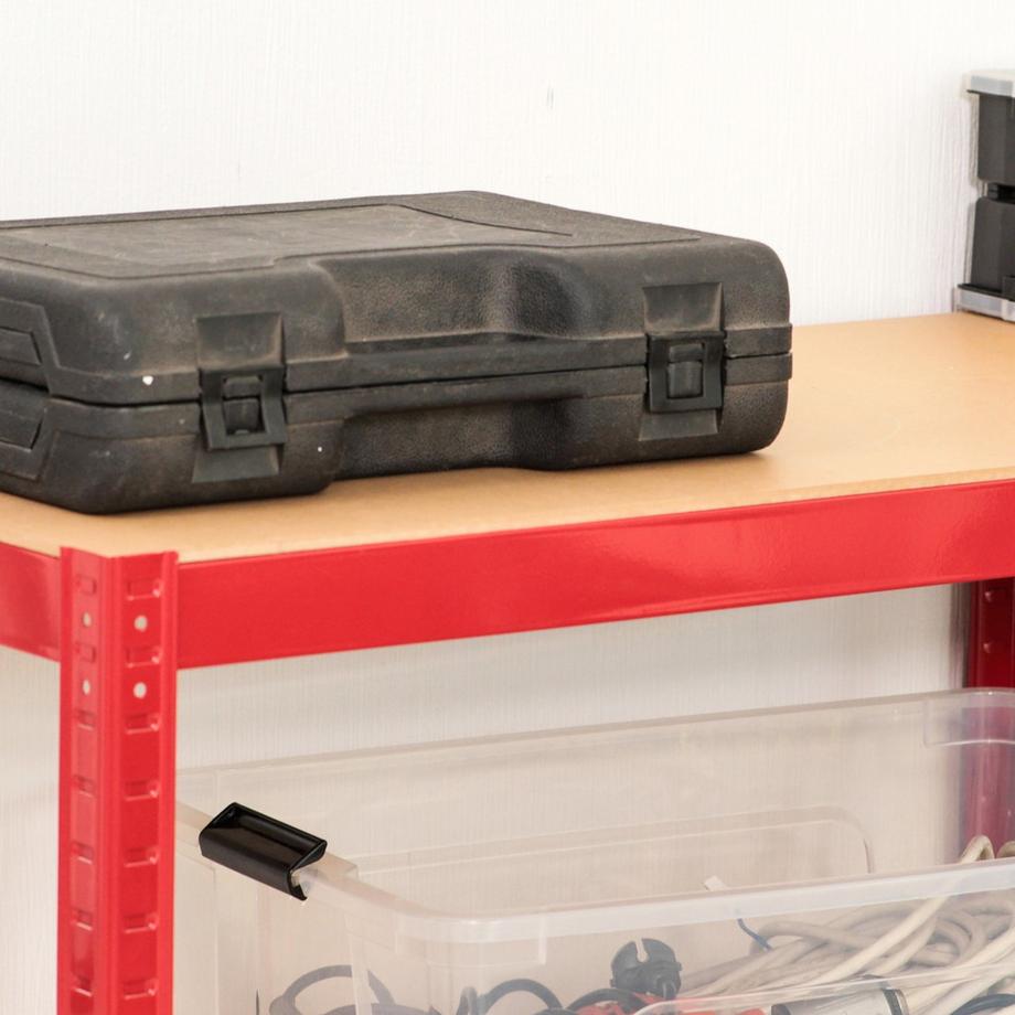 B2X Étagère de rangement rouge  