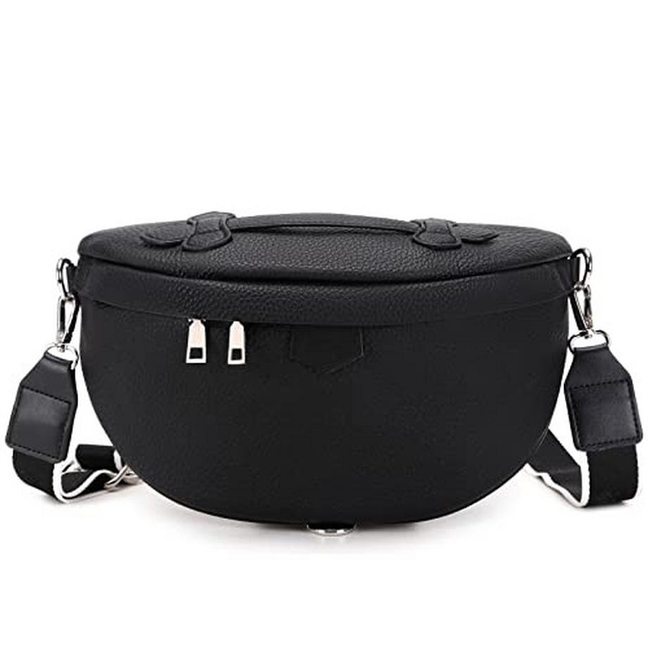 Bauchtasche Gürteltasche, Sport Mode Hüfttaschen Brustbeutel Umhängetasche Crossbody Bag mit