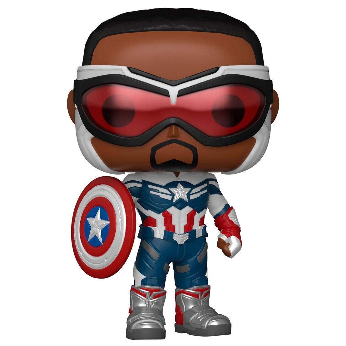 Funko  Figurine POP Marvel Le Faucon et le Soldat de l'Hiver Captain America 