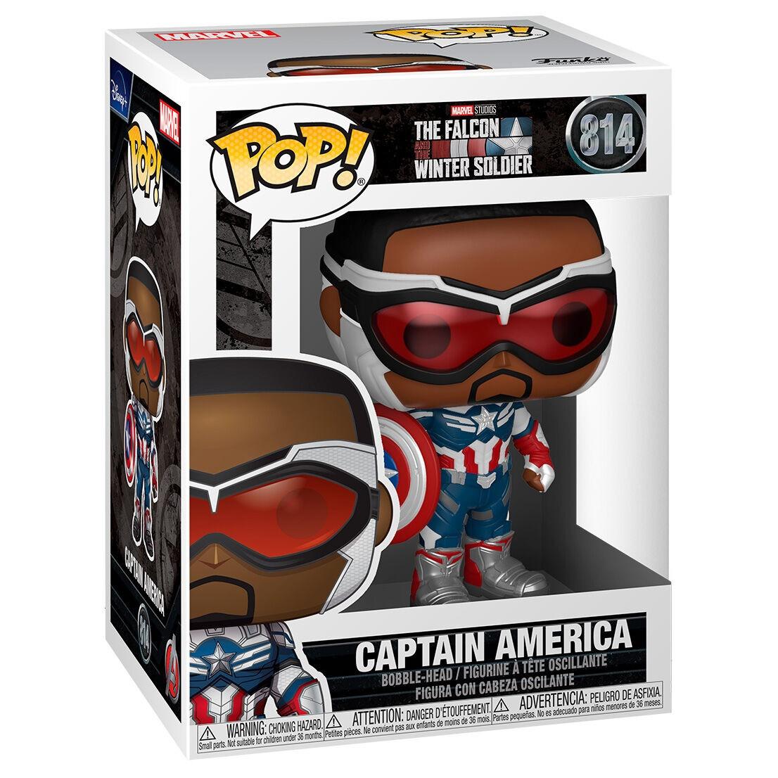 Funko  Figura POP Marvel Il Falco e il Soldato d'Inverno Capitan America 