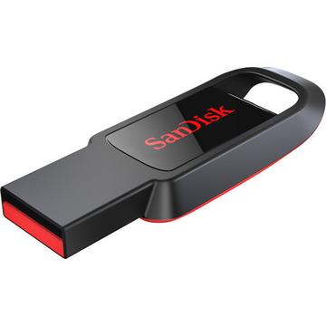 SanDisk Cruzer Spark unità flash USB 128 GB USB tipo A 2.0 Nero, Rosso