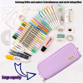 Only-bags.store Trousse à crayons Trousse à crayons pour adolescents 3 compartiments, Trousse à crayons de grande capacité pour l'école et le bureau  