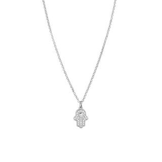 PHANTASYA  Hand der Fatima Kette 1499 Rhodiniert 