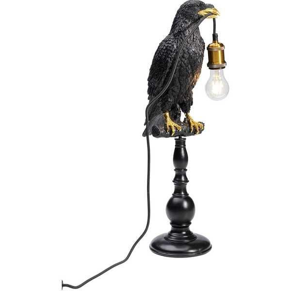 KARE Design Tischleuchte Sitting Crow Matt  