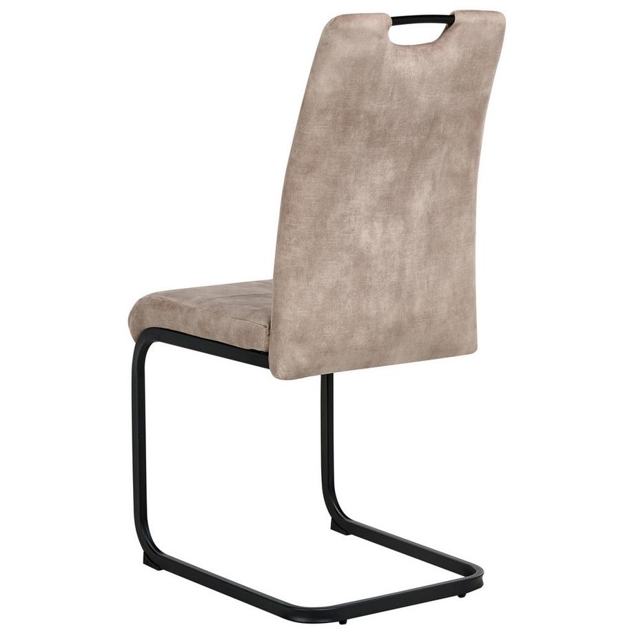 Beliani Esszimmerstuhl 4er Set aus Stoff  CISCO  