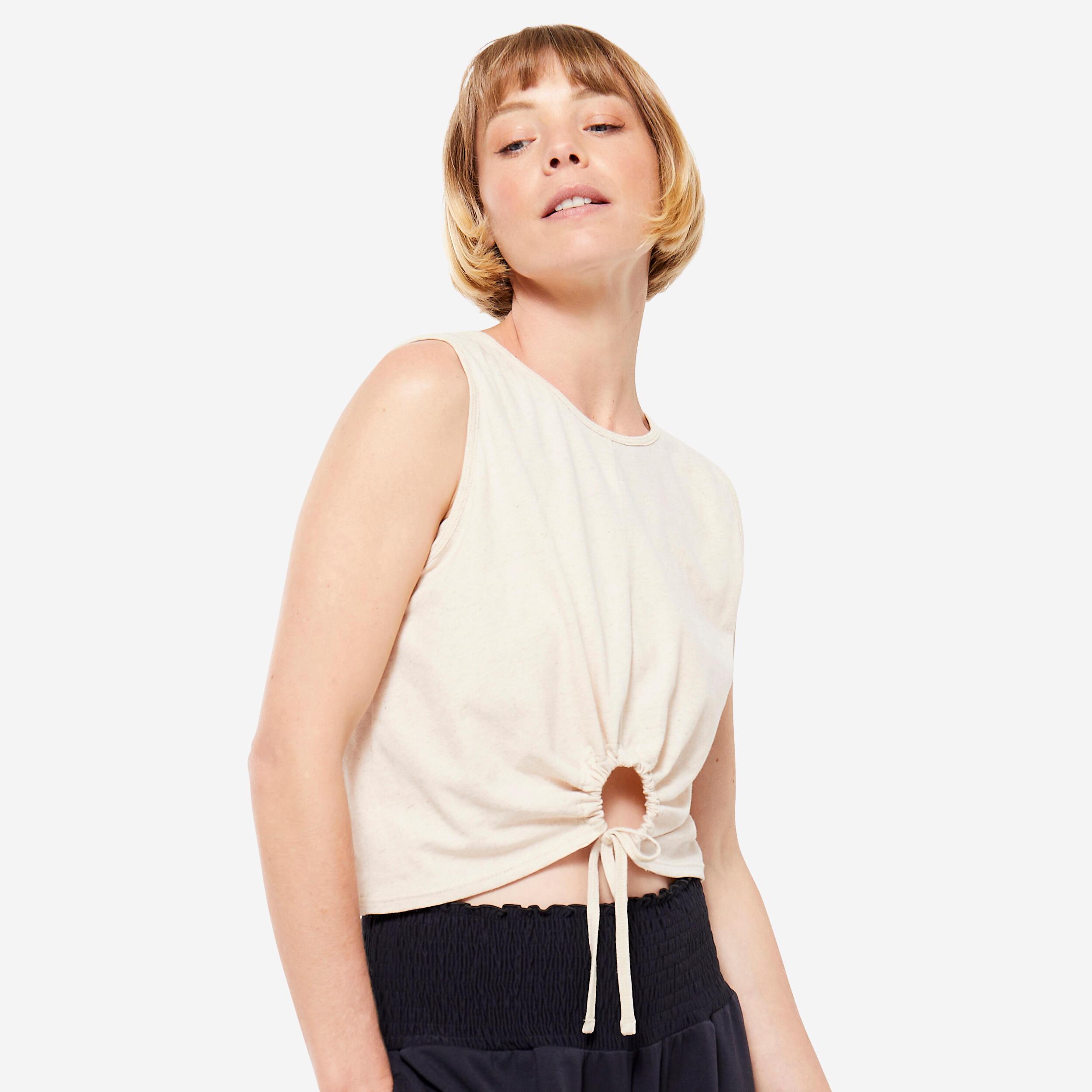 Image of Tanktop - Basic Unisex Beige Medium L