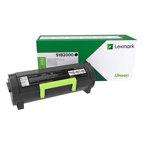 Lexmark  LEXMARK Toner-Modul return schwarz 51B2000 MS31/41/51/61x 2500 Seiten 