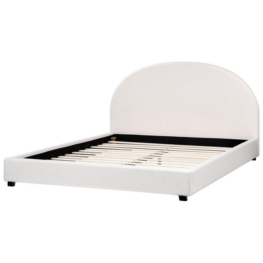 Beliani Letto en Tessuto Retrò VAUCLUSE  