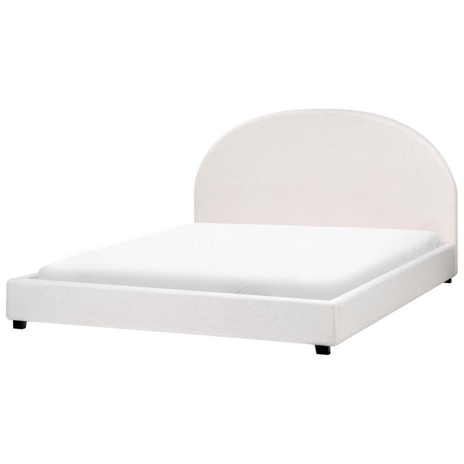 Beliani Letto en Tessuto Retrò VAUCLUSE  