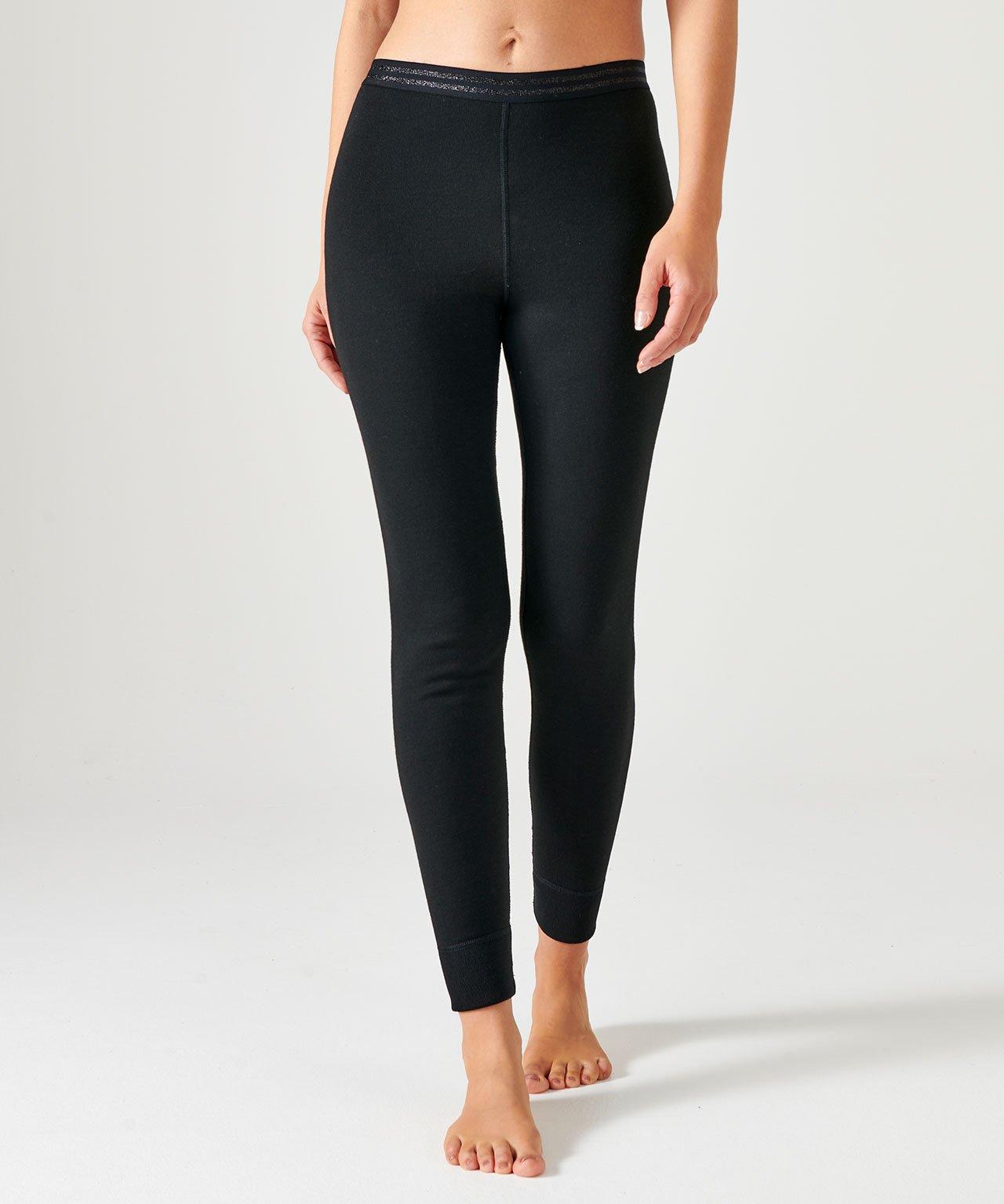 Image of Lange Unterhose. Damen Schwarz 46/48