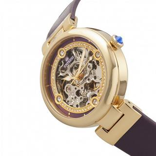 Empress  Empress Adelaide Automatische Skelettuhr mit Lederarmband 