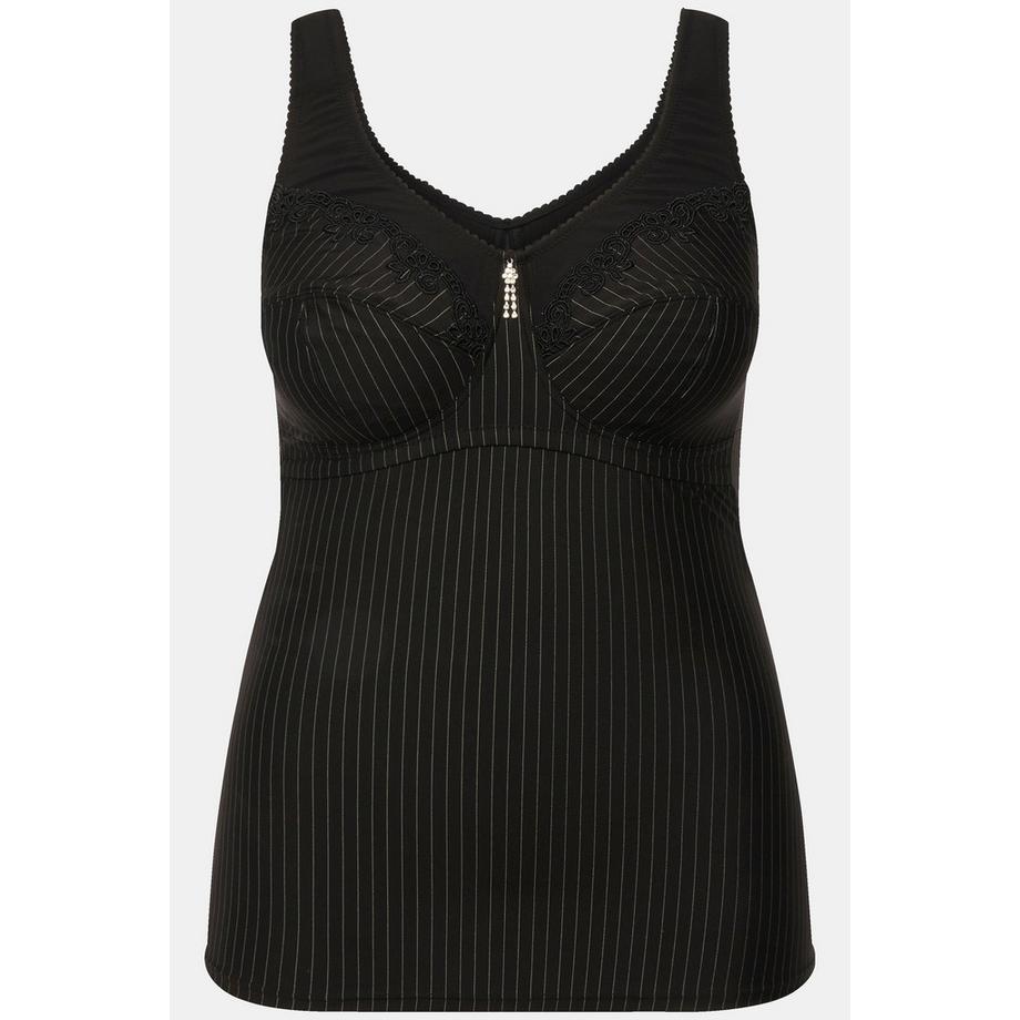 Ulla Popken Bodyforming Nadelstreifen Top  