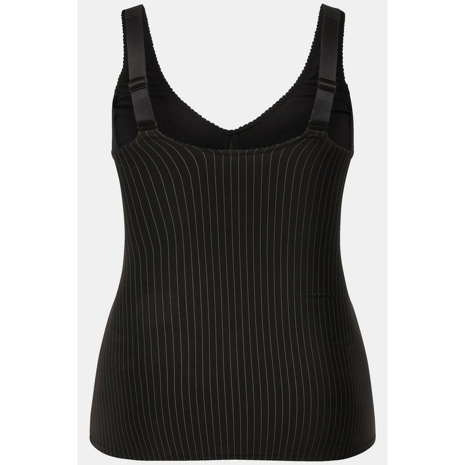 Ulla Popken Bodyforming Nadelstreifen Top  