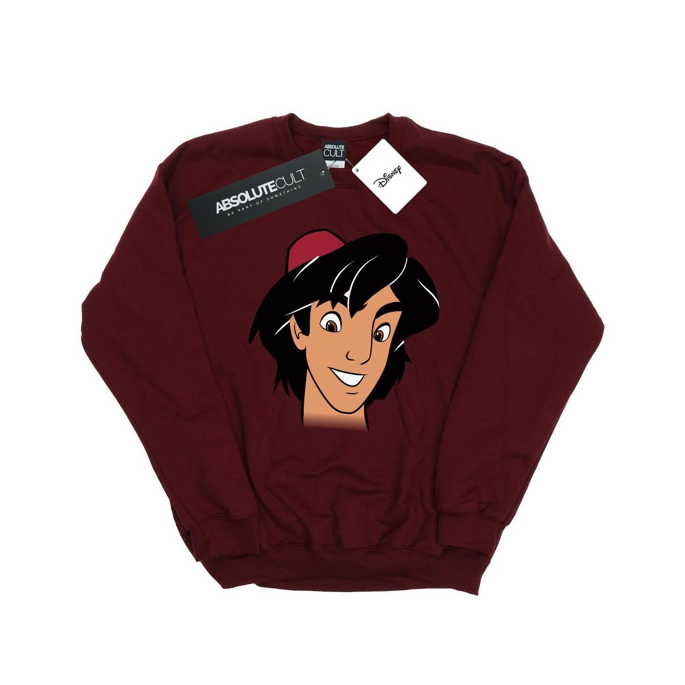 Image of Aladdin Headshot Sweatshirt Damen Weinrot XXL