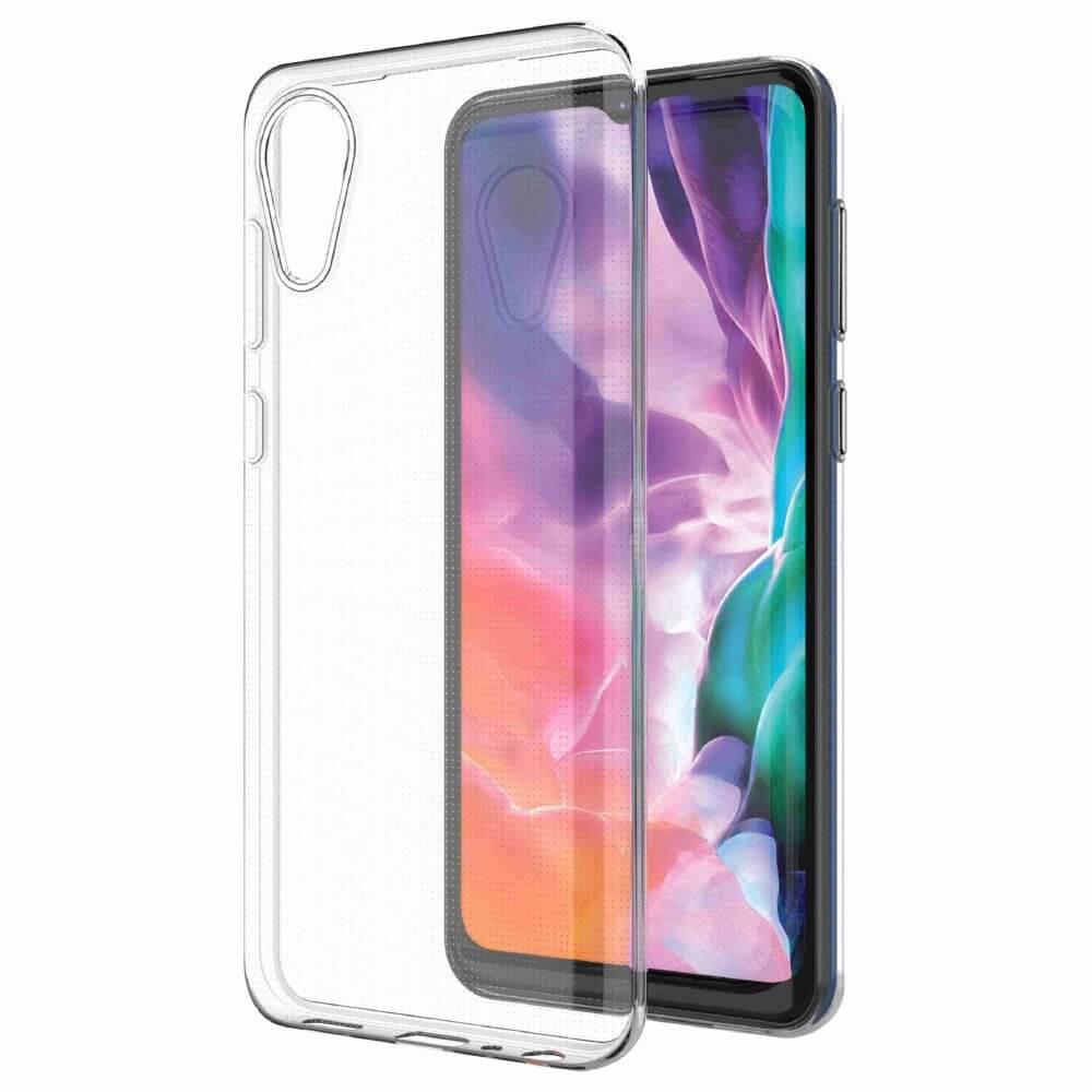 Cover-Discount  Galaxy A23e - Silikon Case Hülle Transparent 