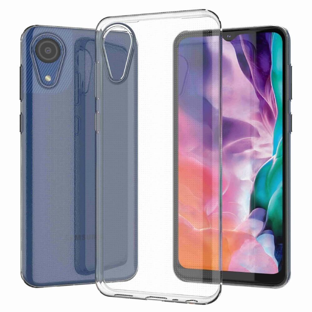 Cover-Discount  Galaxy A23e - Silikon Case Hülle Transparent 