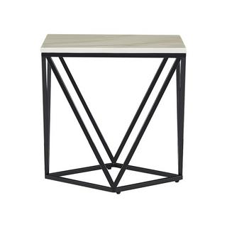 Beliani Table d'appoint en MDF Moderne MALIBU  