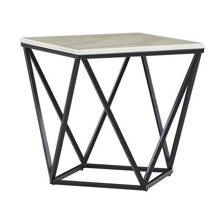 Beliani Table d'appoint en MDF Moderne MALIBU  