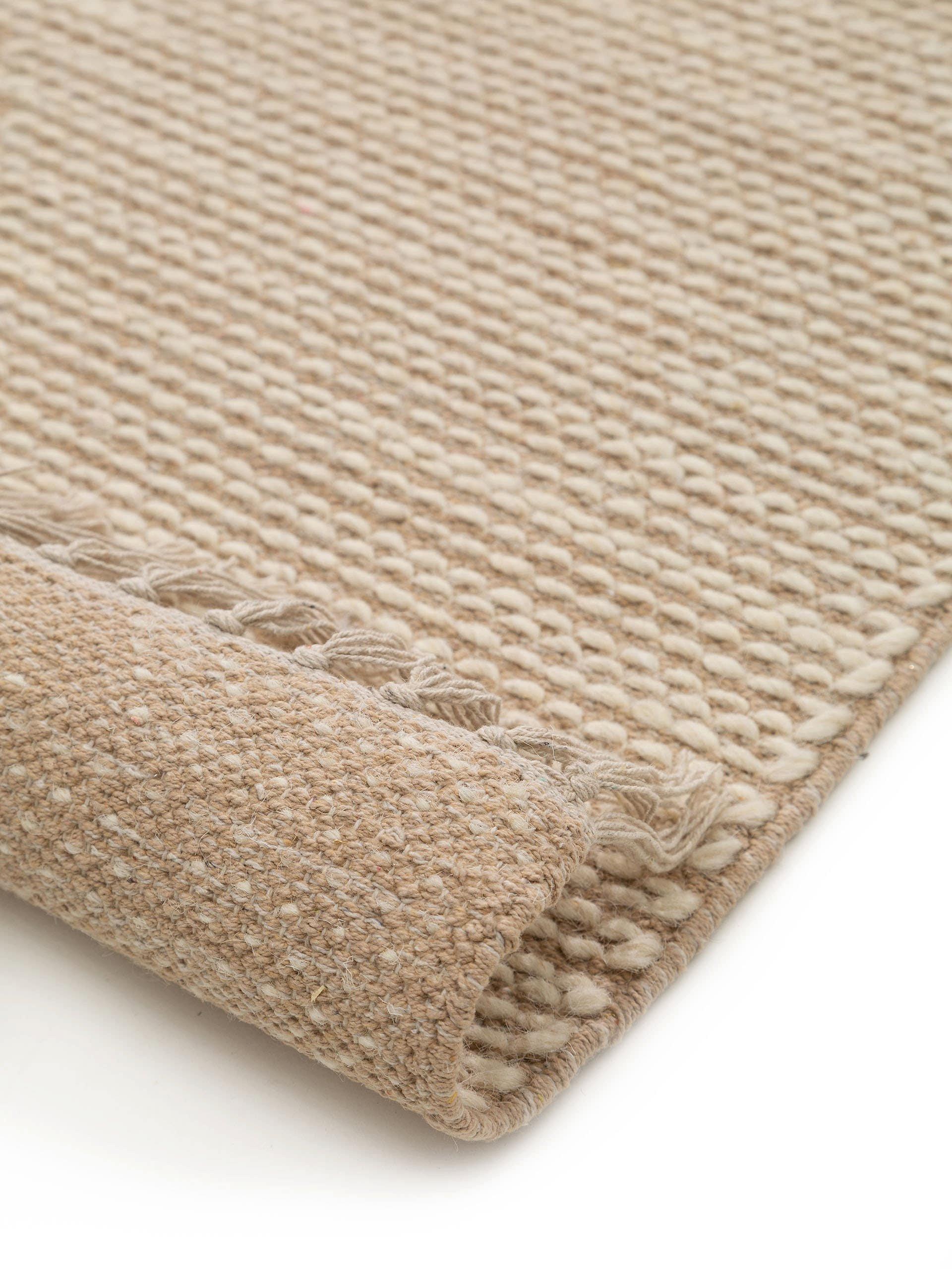 Benuta Tapis en coton Sydney Beige  