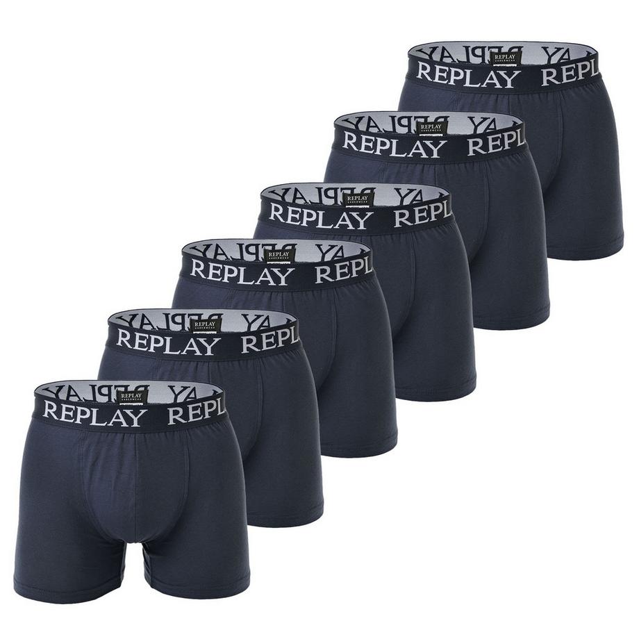 REPLAY Figurbetonte Boxershorts 6er Pack  