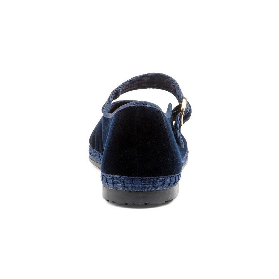 Flabelus Mary Jane Samt Ballerinas  