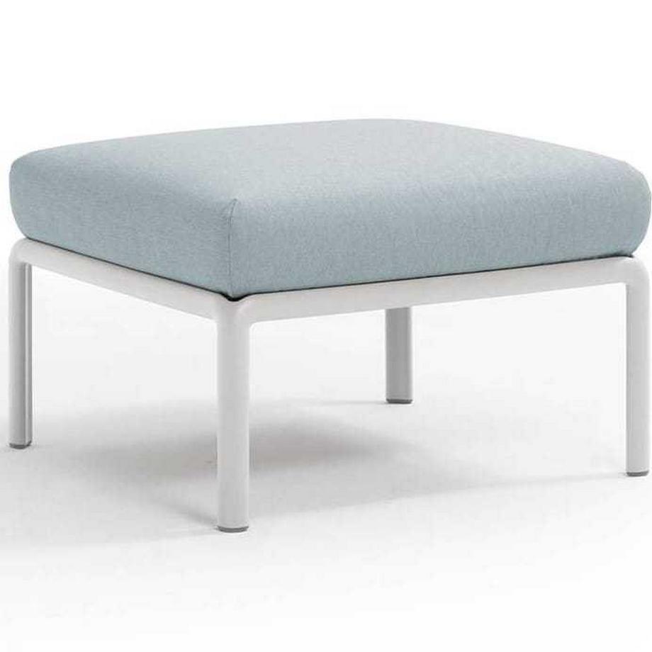 Tabouret de jardin Komodo blanc bleu 72