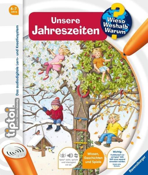 tiptoi Unsere Jahreszeiten (Nr.18) Friese, Inka; Schargan, Constanze (Illustrationen) Copertina rigida 