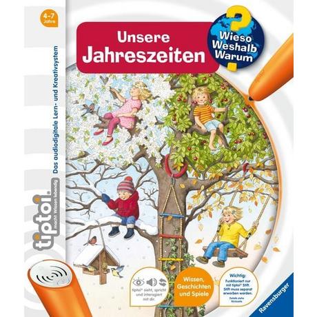 tiptoi Unsere Jahreszeiten (Nr.18) Friese, Inka; Schargan, Constanze (Illustrationen) Copertina rigida 