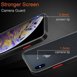 Cadorabo  Housse compatible avec Apple iPhone XS MAX - Coque de protection hybride avec intérieur en silicone TPU et dos en plastique mat 