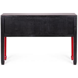 mutoni Console rouge Jinan à 3 tiroirs  