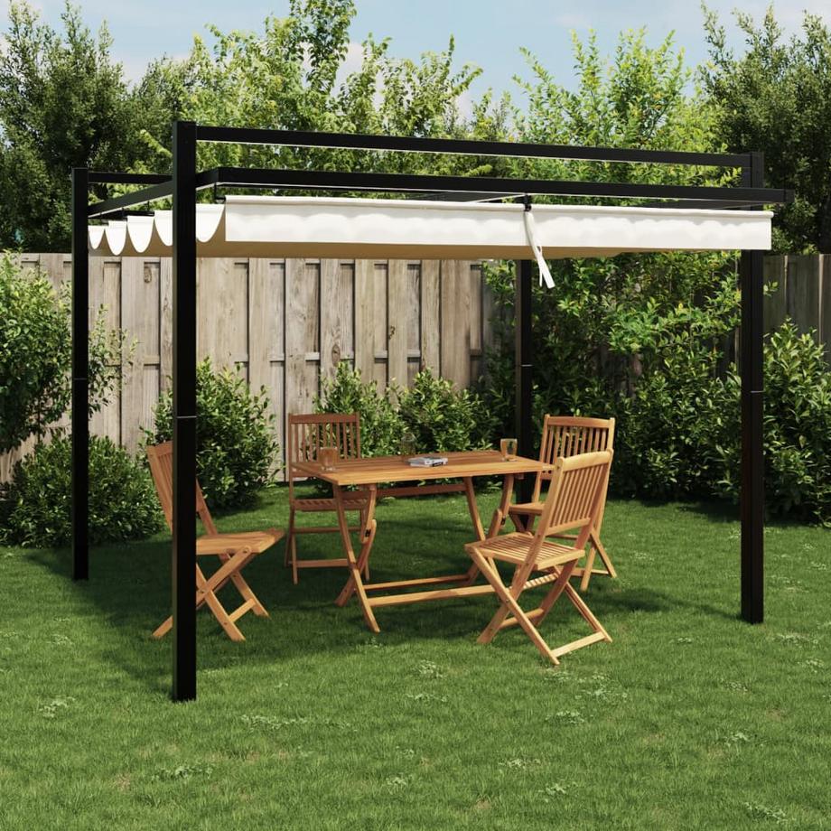 VidaXL Gartenpavillon aluminium  